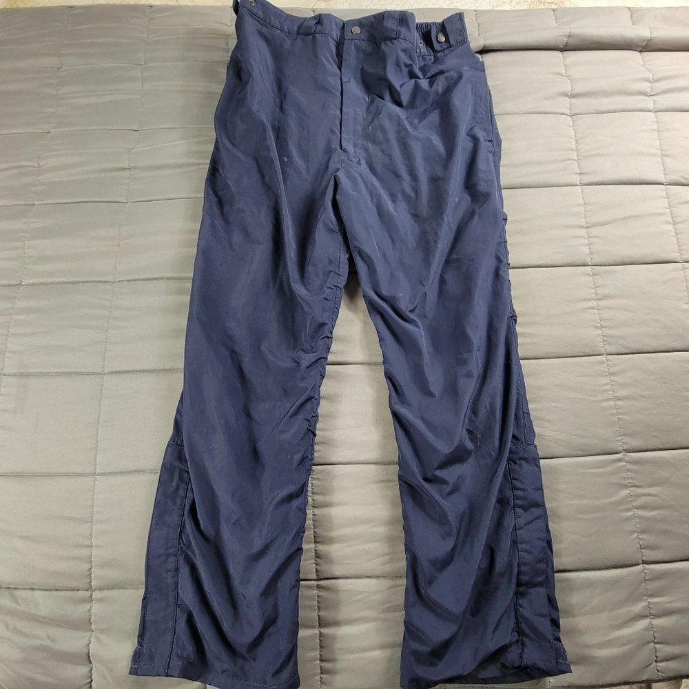 Sunice Adults Large Black Golf Pants Adjustable Outdoors Leg Zipper